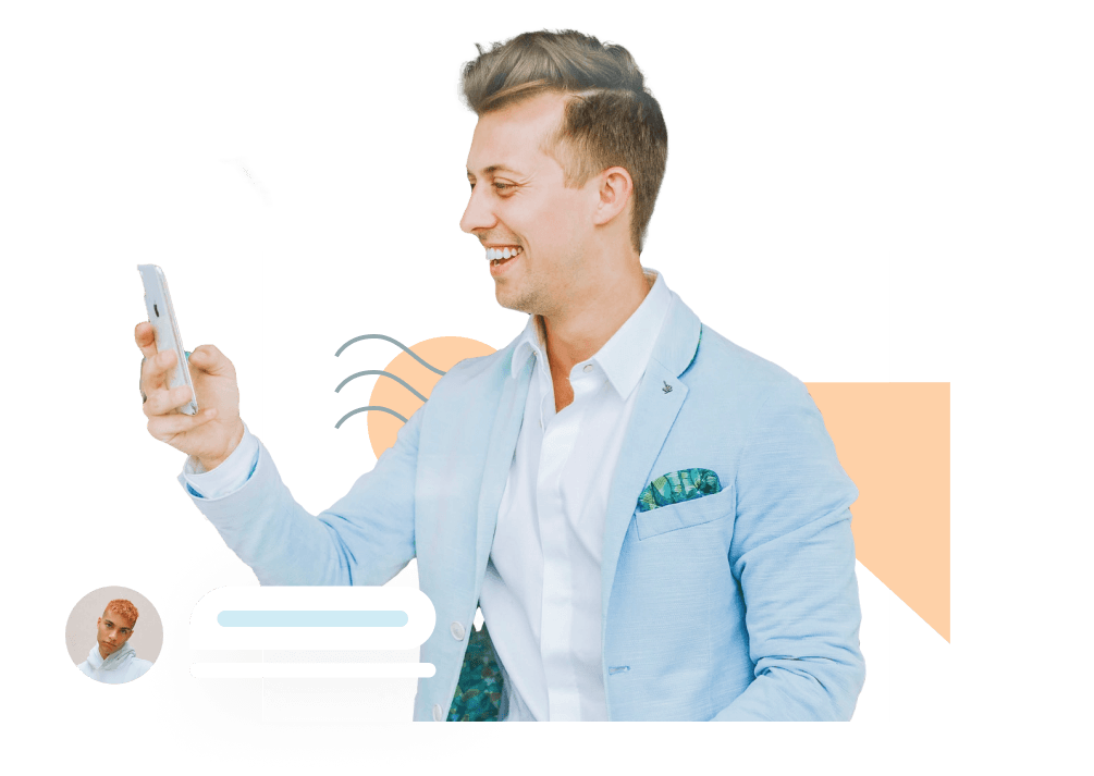 Man with phone